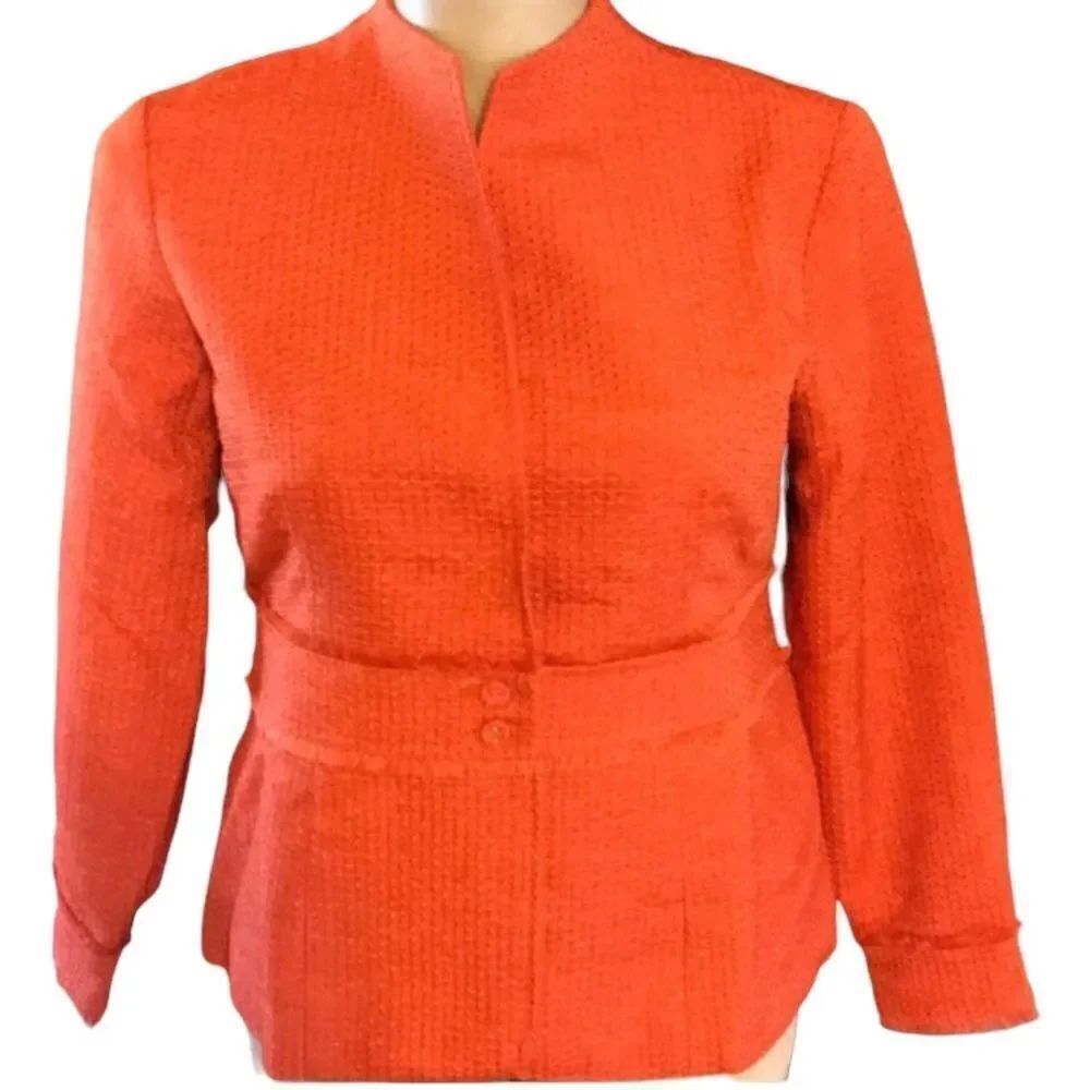 Coldwater Creek Jacket SIZE LP Burnt Orange NWT